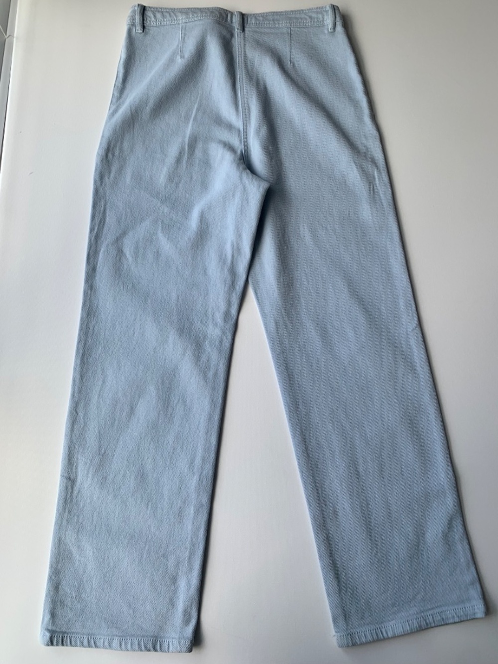 Wilfred Modern Utility Pant Light Blue mid-rise Straight Leg Women's  size 8 - Picture 13 of 13